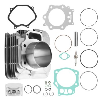 90mm Cylinder Piston Top End Rebuild Kit compatible for Honda Foreman 450 4x4 1998-2004