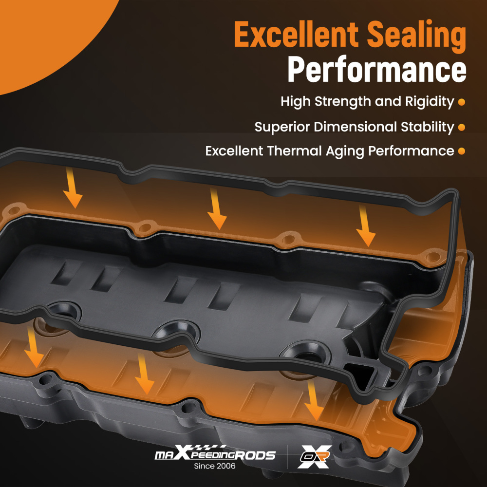 Valve Cover w/Gasket compatible for Nissan Maxima Altima Quest Murano 3.5L V6 VQ35DE 02-09