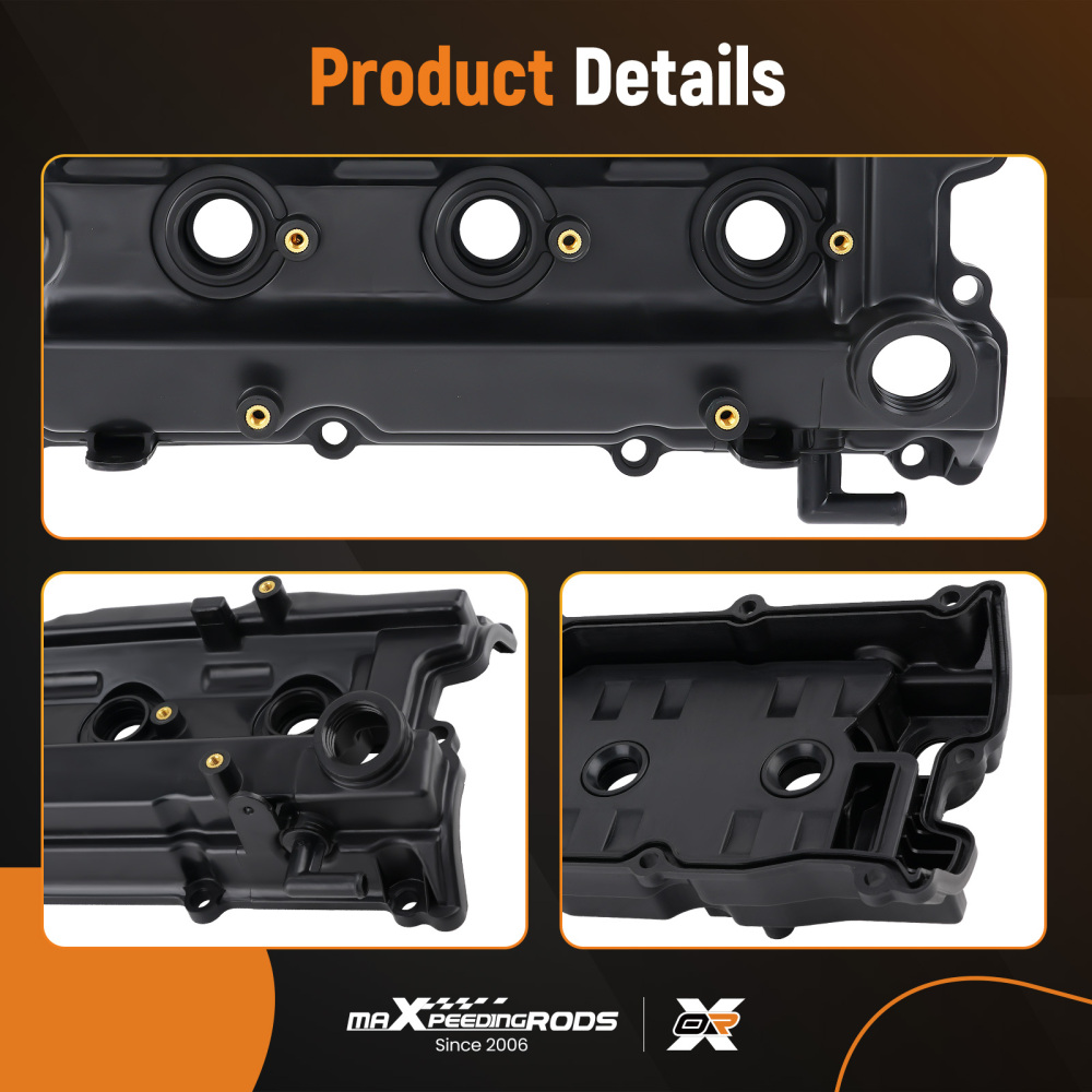 Valve Cover w/Gasket compatible for Nissan Maxima Altima Quest Murano 3.5L V6 VQ35DE 02-09
