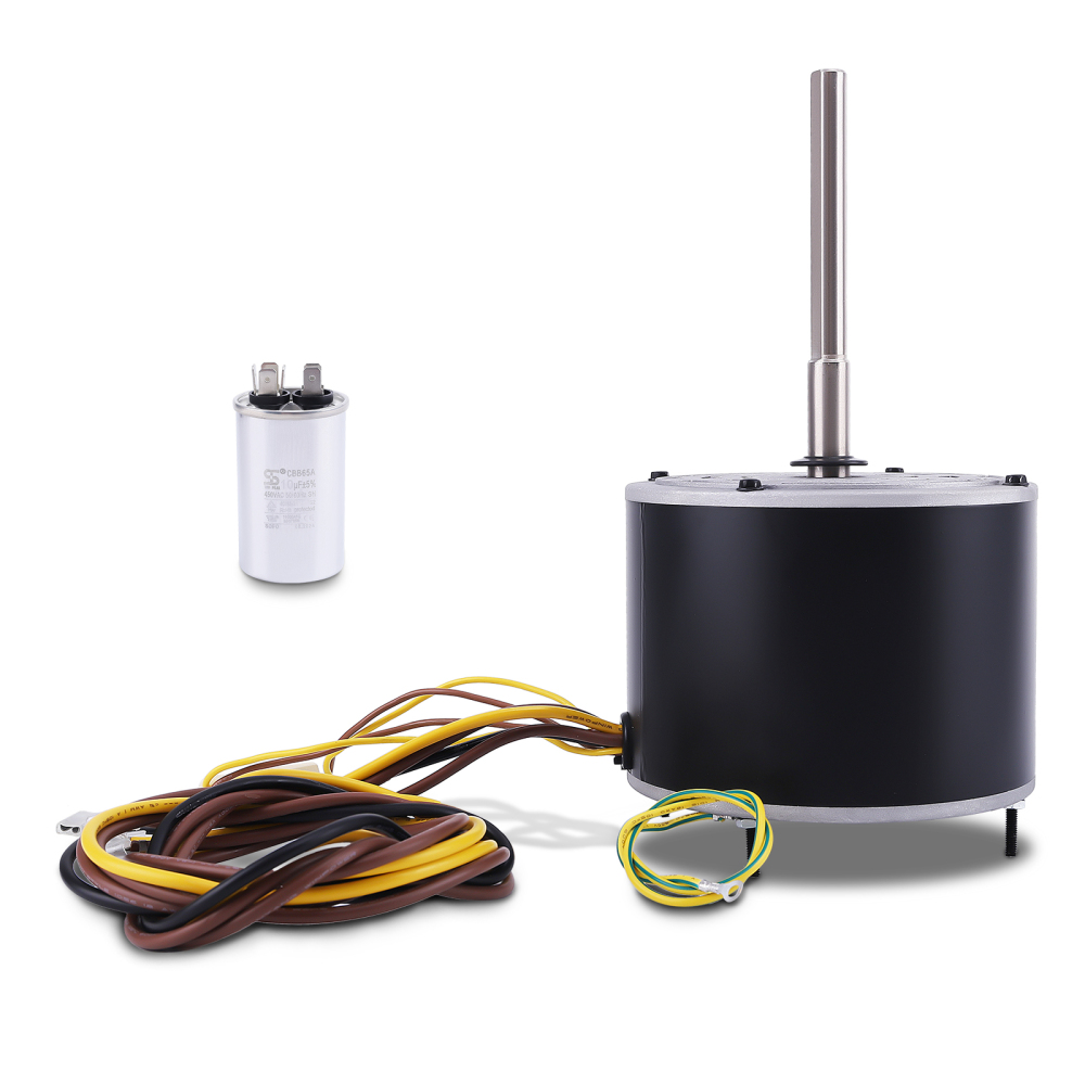W51-14CJA1-02 Condenser Fan Motor 1/4 HP 208/230V 1075RPM Reversible Replacement