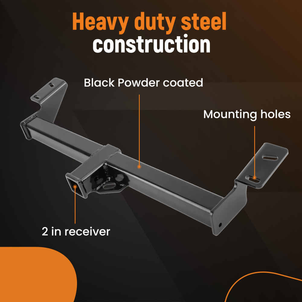 Class 3 Trailer Hitch Rear Tow 2in Receiver compatible for Toyota Rav4 1996-2005 4000lbs