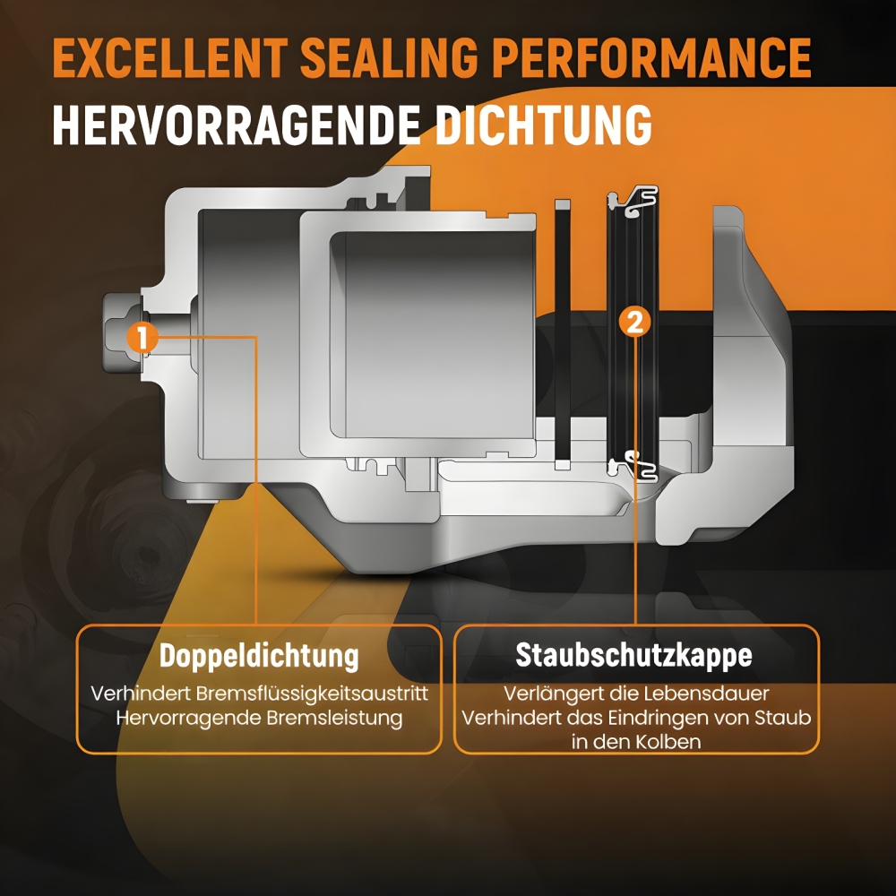 1 Pinza freno Posteriore Sx Sinistro compatibile per Ford Mondeo V 2023 2.0 TDCi 4x4 2268043