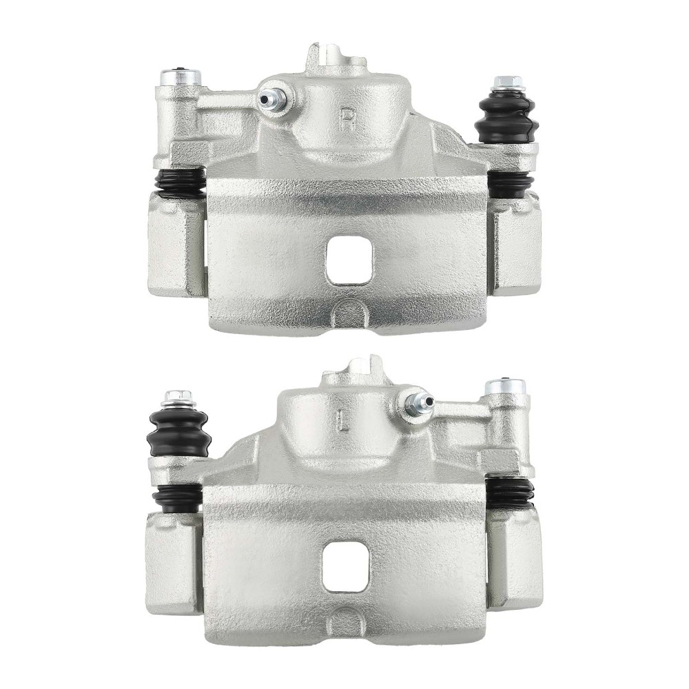 2Pcs Brake Caliper w/ Bracket Front Sides compatible for Honda CRX Base 1990-1991 19B1379