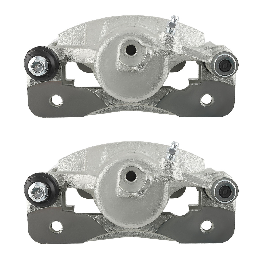 2Pcs Brake Caliper w/ Bracket Front Sides compatible for Honda CRX Base 1990-1991 19B1379