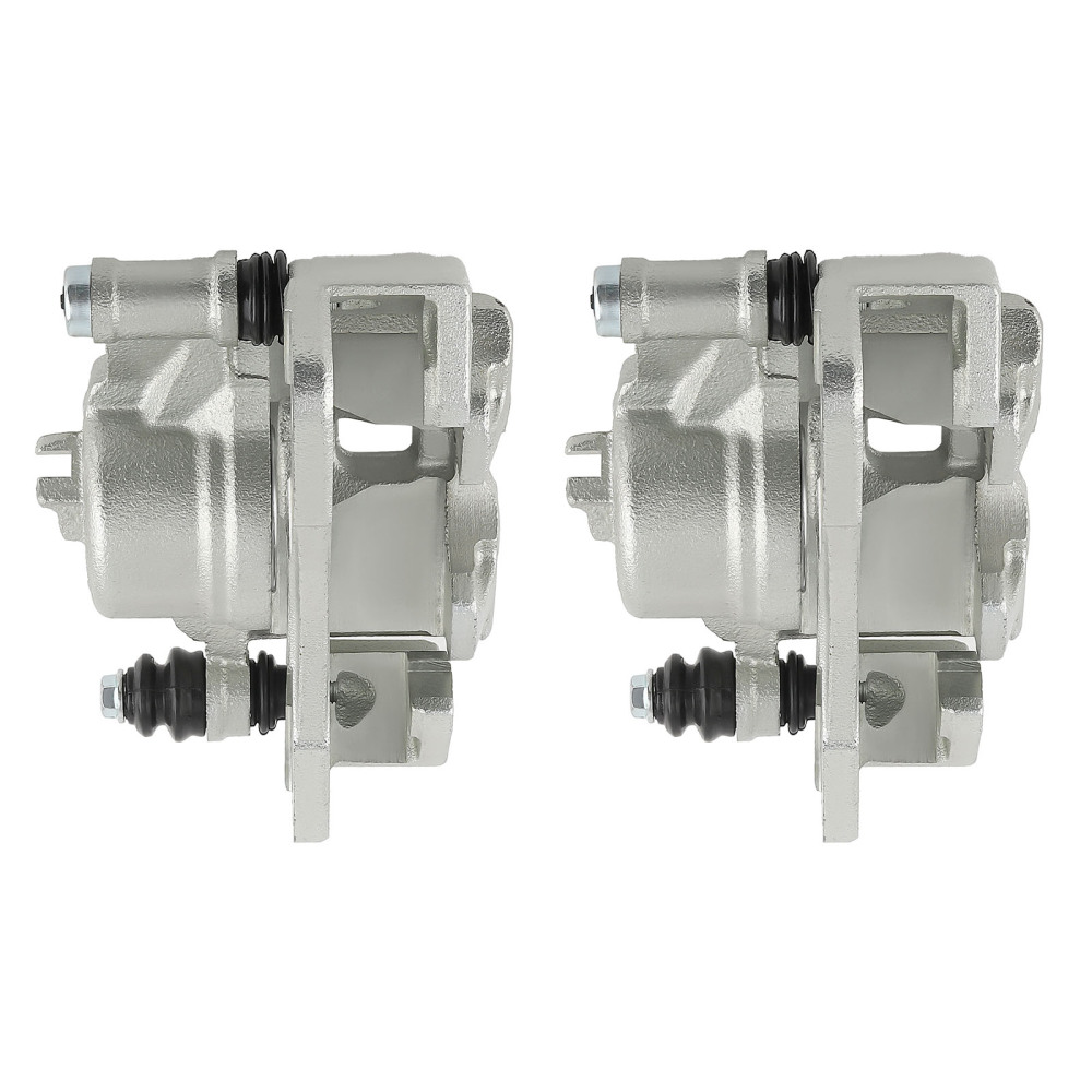 2Pcs Brake Caliper w/ Bracket Front Sides compatible for Honda CRX Base 1990-1991 19B1379