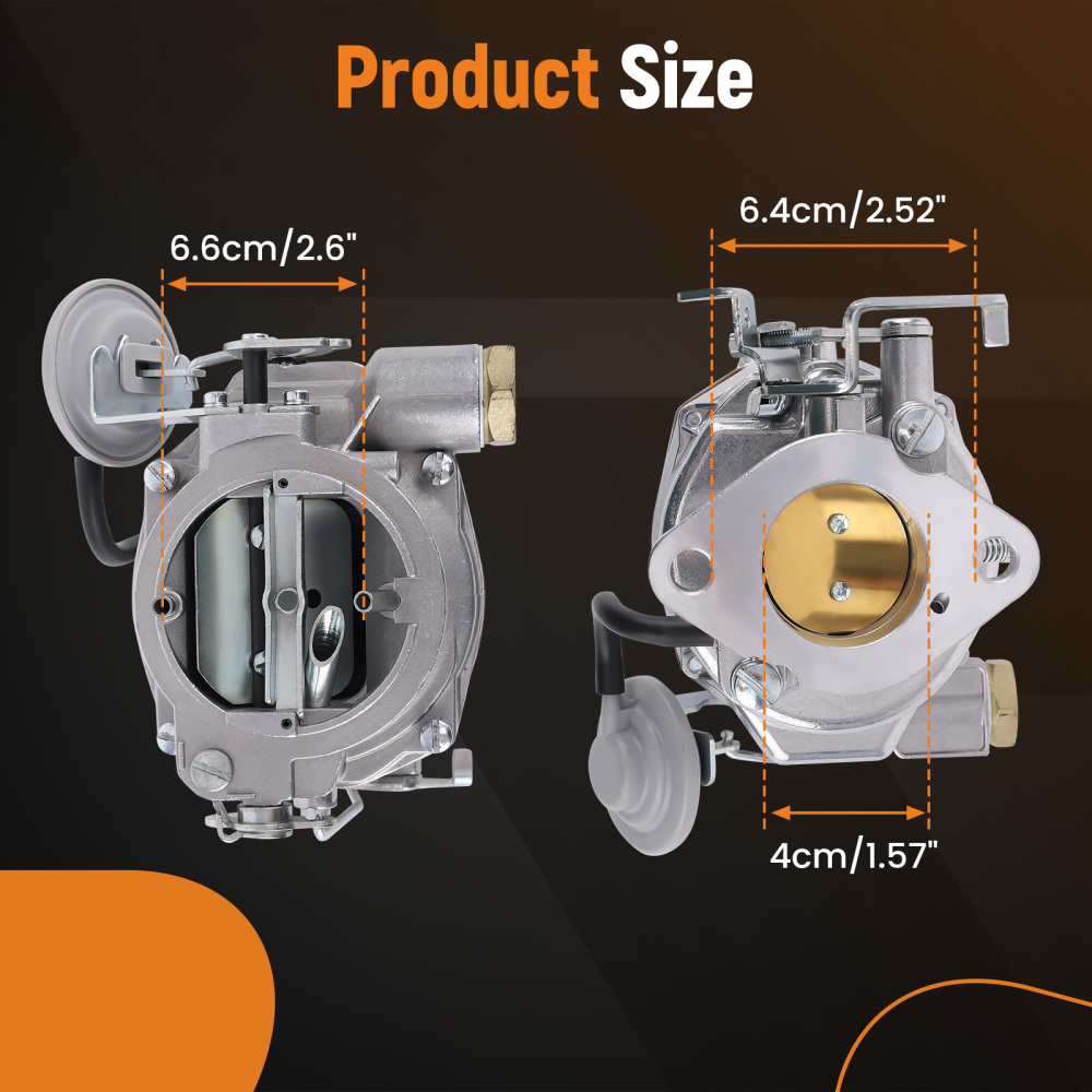 Carburatore Carb 1 Barrel for Rochester compatibile per Chevrolet 193 230 250 1963-1967 7023003