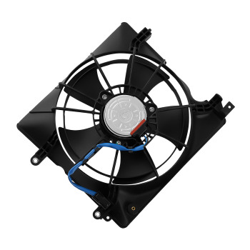 2PCS compatible for AC Condenser Radiator Cooling Fan compatible for Honda Civic 2012-2015 compatible for Acura 2013-2017
