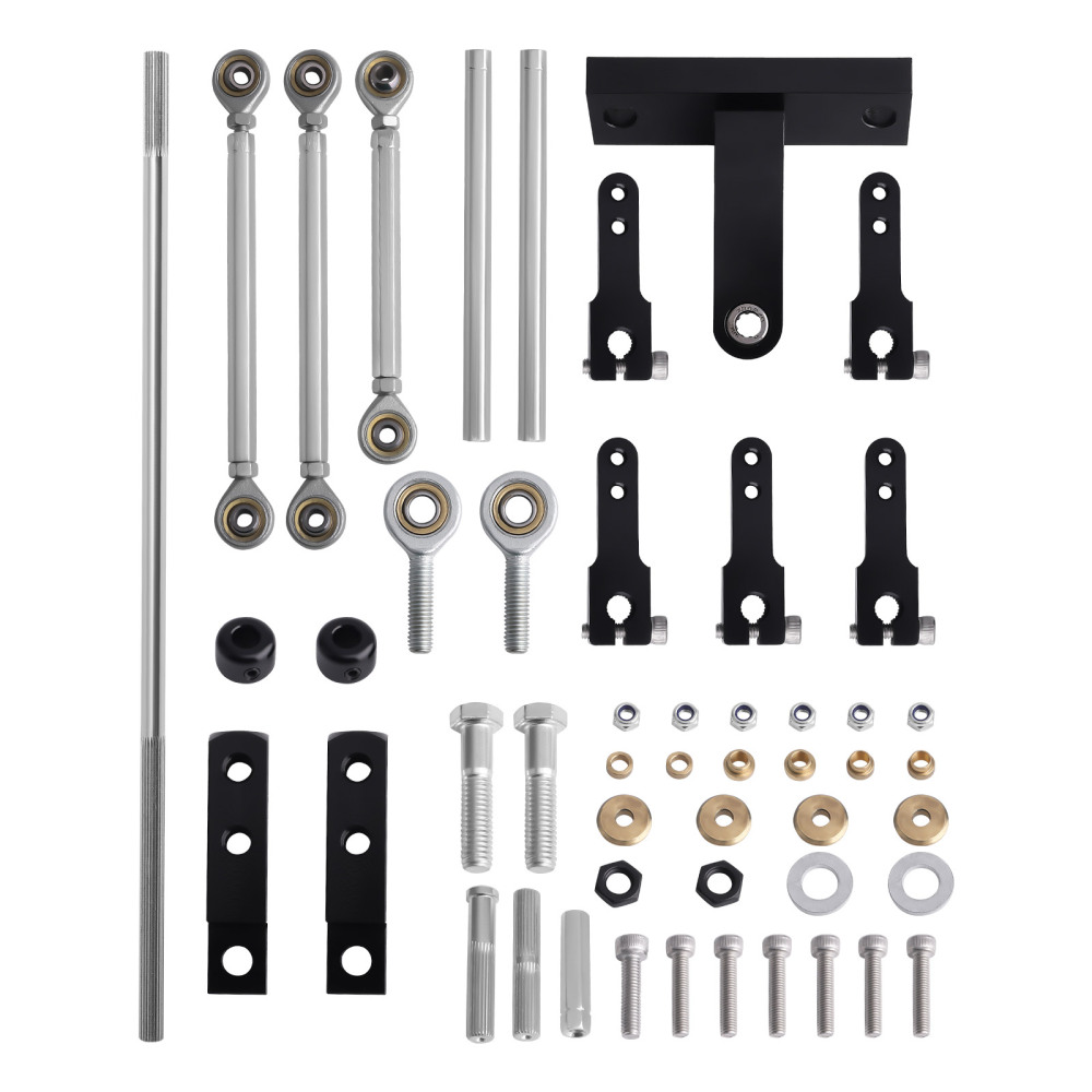 Dual Side Mount Carburetor Linkage Kit for BlowerTunnel compatible for Ram Applications