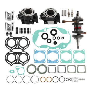 Complete Engine Rebuild Kit Crankshaft compatible for Yamaha Banshee 350 YFZ 350 1987-2006