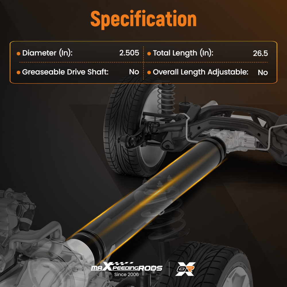 Front Driveshaft Prop Shaft Assembly compatible for Dodge Durango compatible for Jeep Grand Cherokee