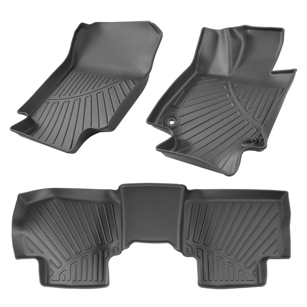 Front + Rear 3D Floor Mats compatible for Toyota RAV4 Hybrid Only 2019 2020 2021 2022-2024