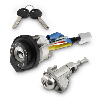 Ignition Lock Cylinder Switch + 2 Keys compatible for Kia Rio 2013-17 Optima 2011-2015