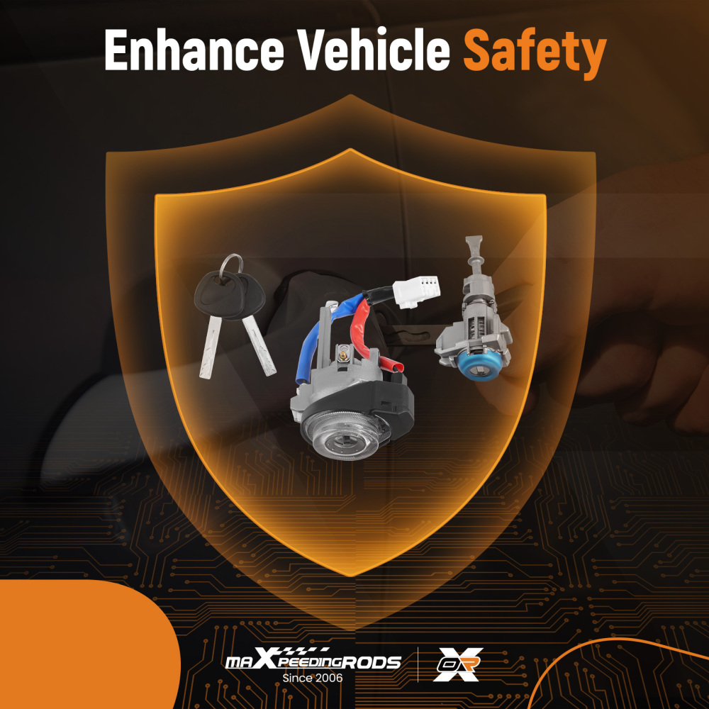 Ignition Lock Cylinder Switch W/ Keys compatible for KIA OPTIMA 2011-2015 RIO 2013-2017