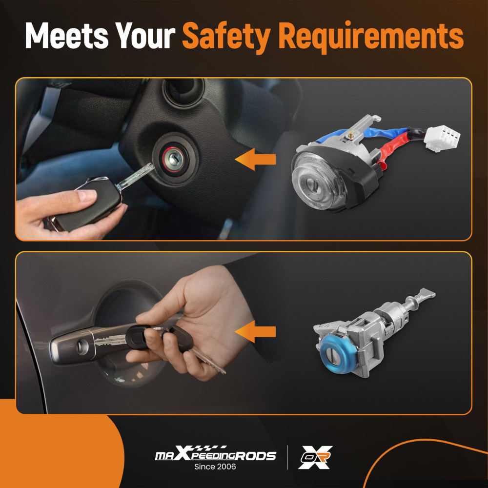 Ignition Lock Cylinder Switch W/ Keys compatible for KIA OPTIMA 2011-2015 RIO 2013-2017