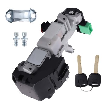 Ignition Switch Cylinder Lock Trans+2 Keys compatible for Honda Accord Odyssey 35100SDAA71