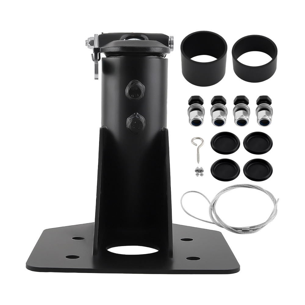 Adjustable 5th Wheel Gooseneck Adapter for RV Trailer 12 15 17 24,000 lbs