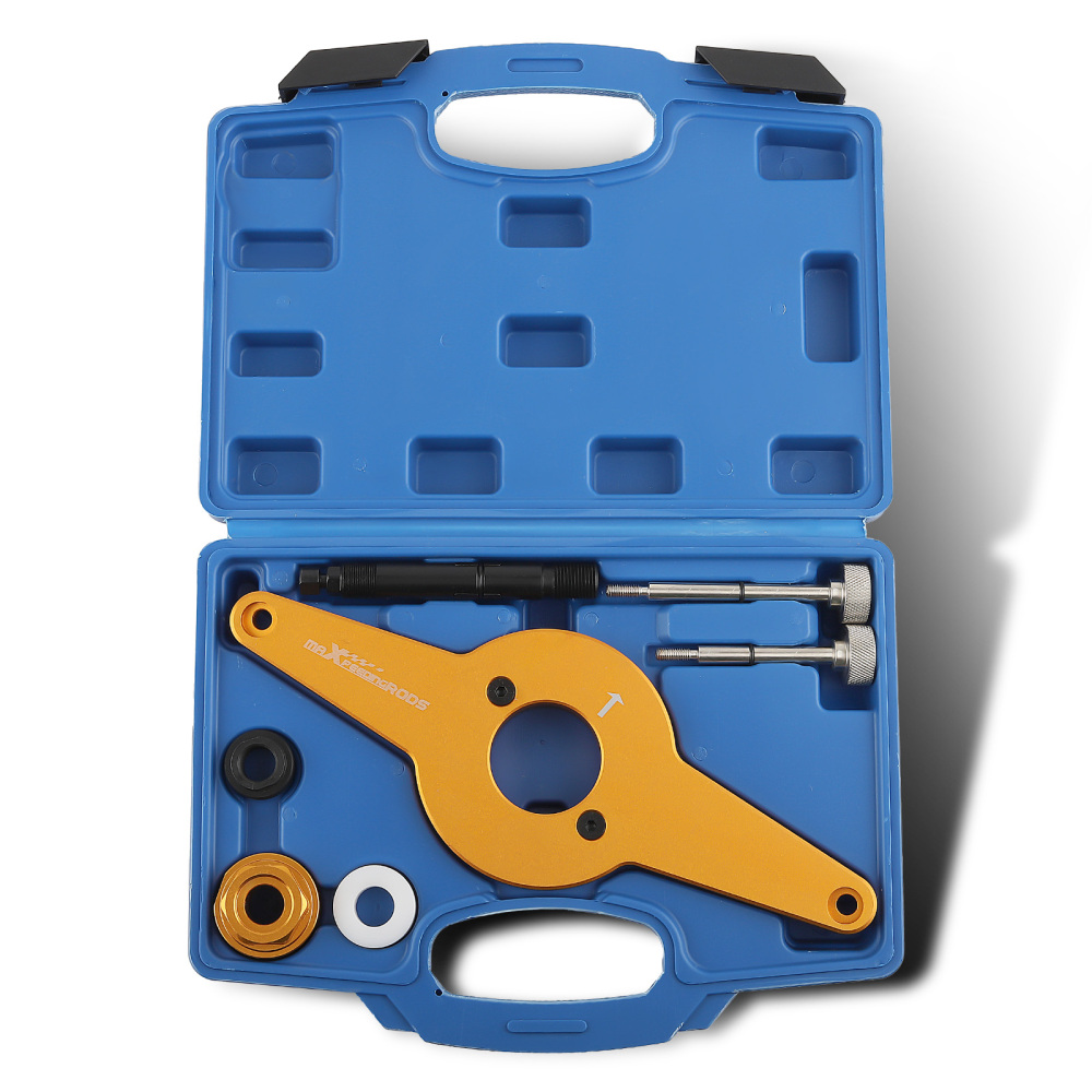 Vibration Damper Holding Tool Crankshaft Pulley Removal Set compatible for Audi VW EA888