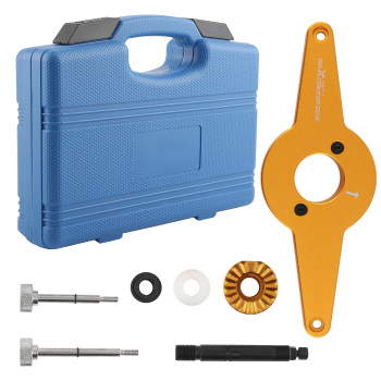 Vibration Damper Holding Tool Crankshaft Pulley Removal Set compatible for Audi VW EA888