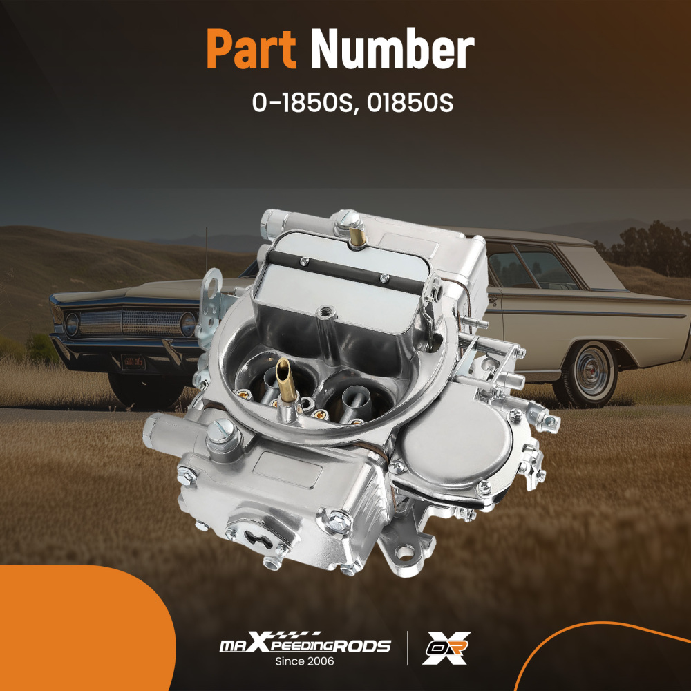 4 Barrel Carburetor Carburateur 600 CFM Manual Choke for Holley 4160 0-1850S