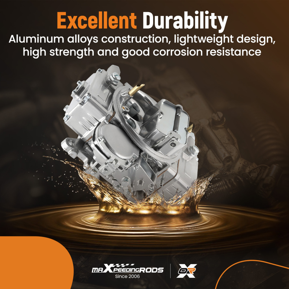 4 Barrel Carburetor Carburateur 600 CFM Manual Choke for Holley 4160 0-1850S