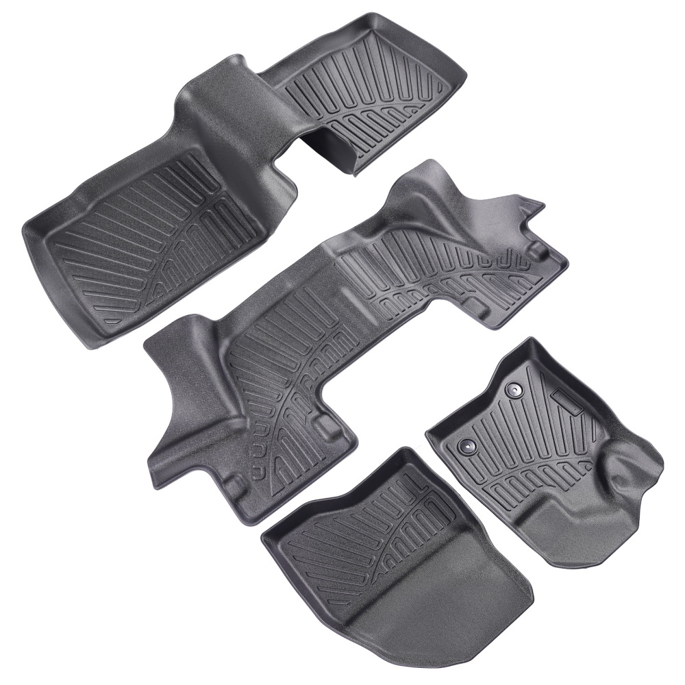 TPE Floor Mat Liners compatible for Ford Explorer 2017 2018 2019 All Weather Waterproof