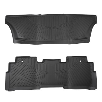 TPE Floor Mat Liners compatible for Honda Odyssey 2018-2024 All Weather Waterproof