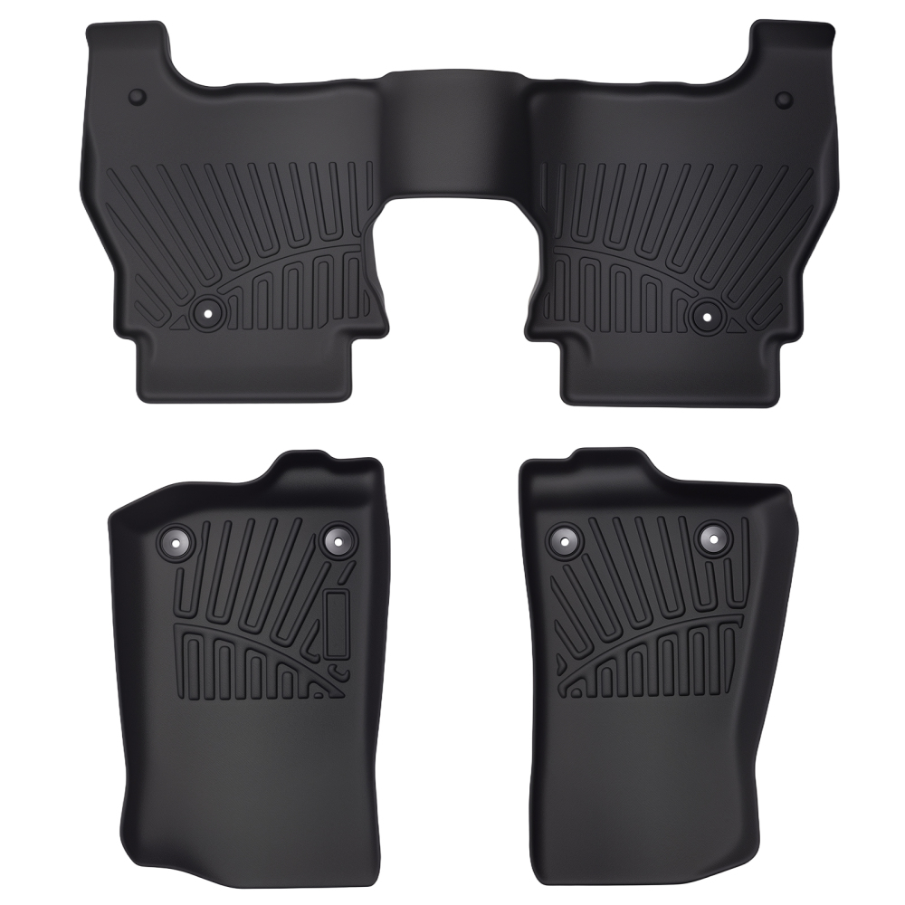 All Weather Floor Mats Rubber Liners compatible for Jeep Gladiator 2020 2021 2022-2024