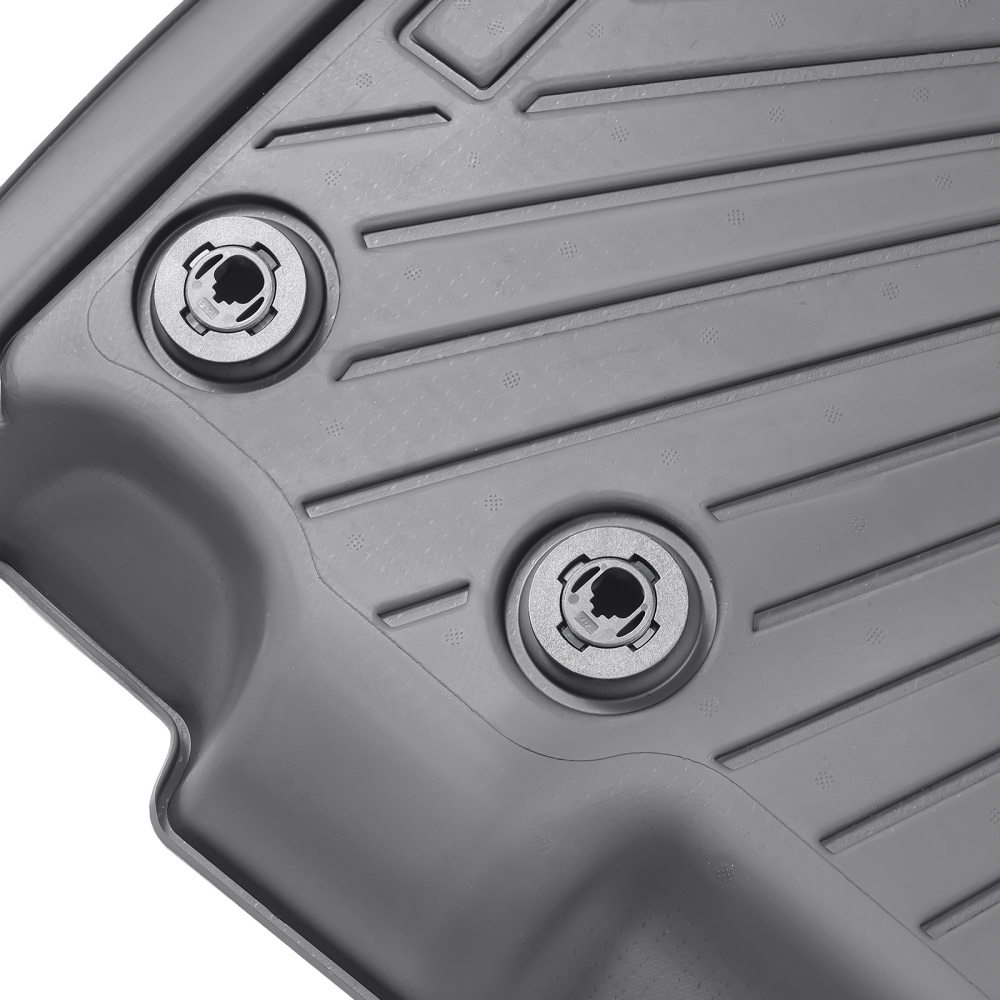 TPE Floor Mat Liners compatible for Nissan Frontier Crew Cab 22-2024 All Weather Waterproof