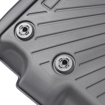 TPE Floor Mat Liners compatible for Nissan Frontier Crew Cab 22-2024 All Weather Waterproof