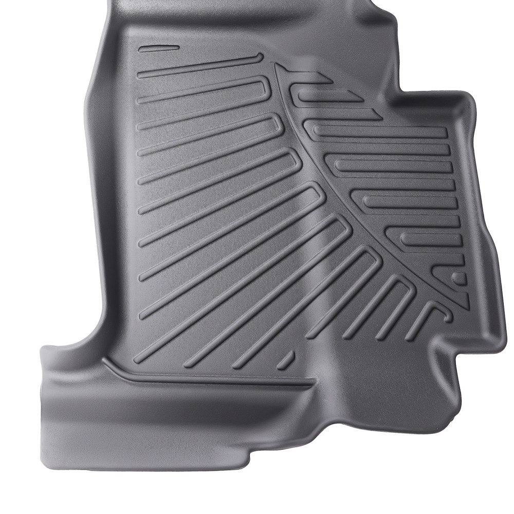 TPE Floor Mat Liners compatible for Nissan Frontier Crew Cab 22-2024 All Weather Waterproof