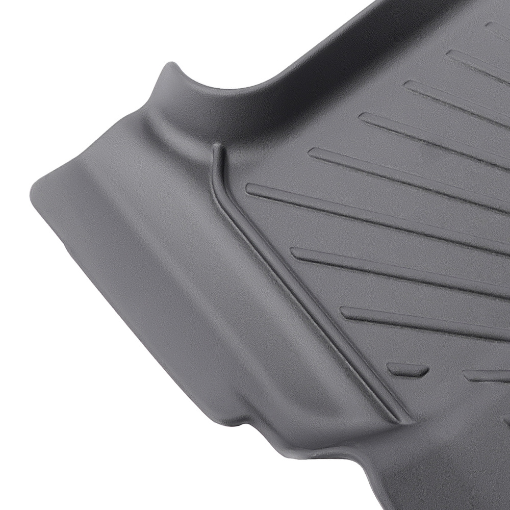 TPE Floor Mat Liners compatible for Nissan Frontier Crew Cab 22-2024 All Weather Waterproof