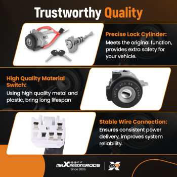 IgnitionFront Left Door Lock Cylinder SAME KEY compatible for Hyundai Elantra 2011-15