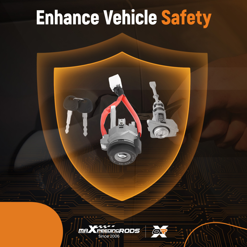 IgnitionFront Left Door Lock Cylinder SAME KEY compatible for Hyundai Elantra 2011-15