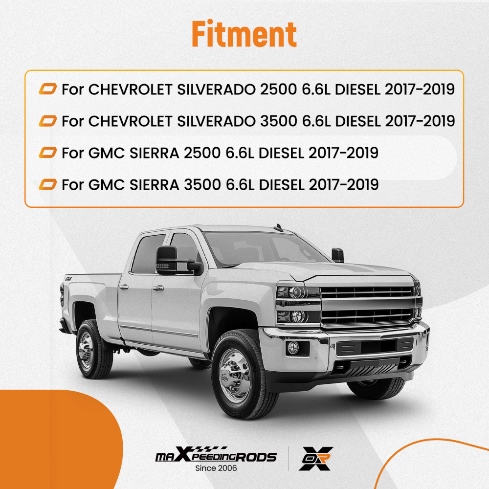 Nox Sensor compatible for Chevrolet Silverado 2500 6.6L DIESEL 2019 compatible for Sierra 2500 6.6L