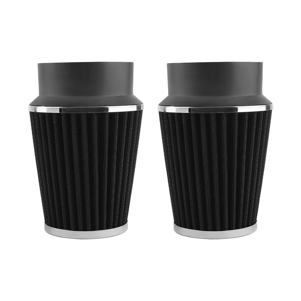 Dual Twin Air Intake System Kit + Filter compatible for Corvette C5 5.7L 01-04 SI-CH-02RD