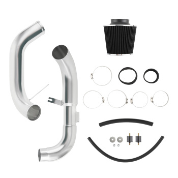 3 Dry Filter + Cold Air Intake Pipe Kit compatible for Honda Civic EX/LX/DX 1.8L 2006-2011