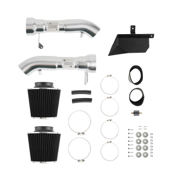 Cold Air Intake System For 08-13 compatible for Infiniti G37 3.7L 09-20 compatible for Nissan 350Z with Filter