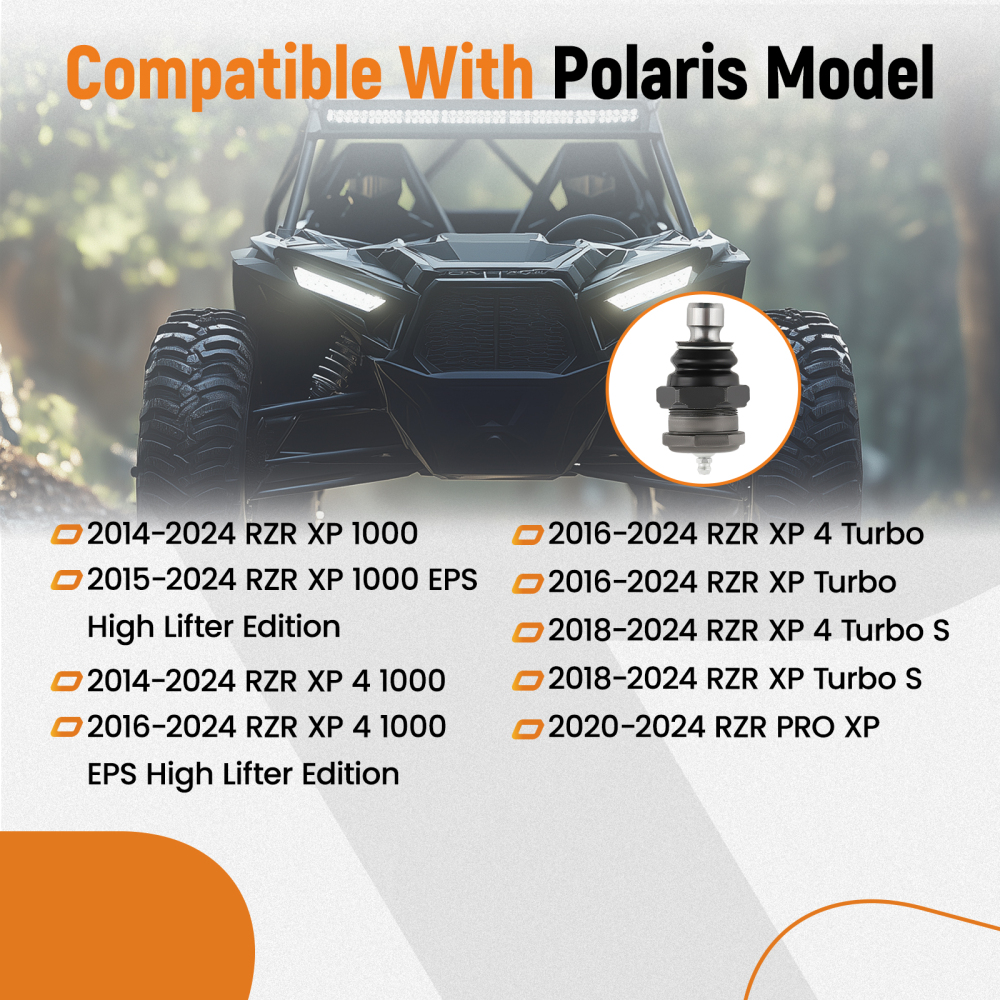 4 Death Grip Ball Joint Package For RZR XP 1000 EPS KRZRBJ10-PACK Edition 2015