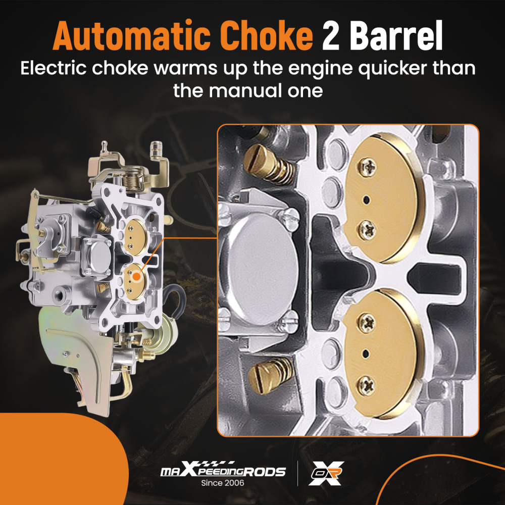 2 Barili Carburatore Carburatore compatibile per Ford Mustang 289 Cu, 302 Cu, 351 Cu