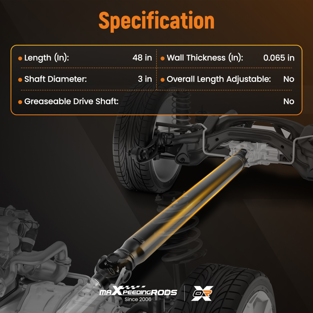 Rear Drive Shaft Assembly compatible for Chevy Tahoe GMC Yukon Cadillac Escalade 15109402