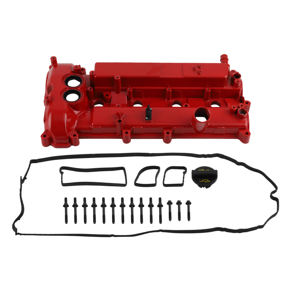 Aluminum Valve Cover compatible for Ford Edge Escape Focus Fusion Taurus MKC MKZ 2.0L 12-18