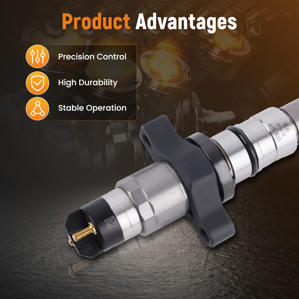 6X Diesel Fuel Injector compatible for Dodge Ram Pick-up Truck 5.9L 2003 2004 0445120113