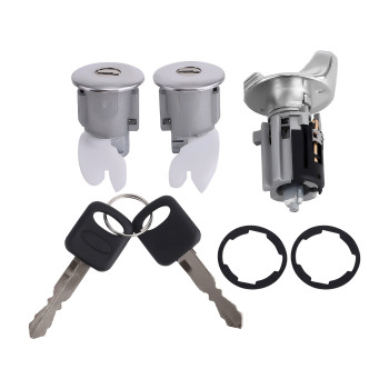 IGNITIONDOOR LOCK CYLINDER SET FOR BRONCO compatible for F-150 F-250 F-350 92-96 KEYED ALIKE