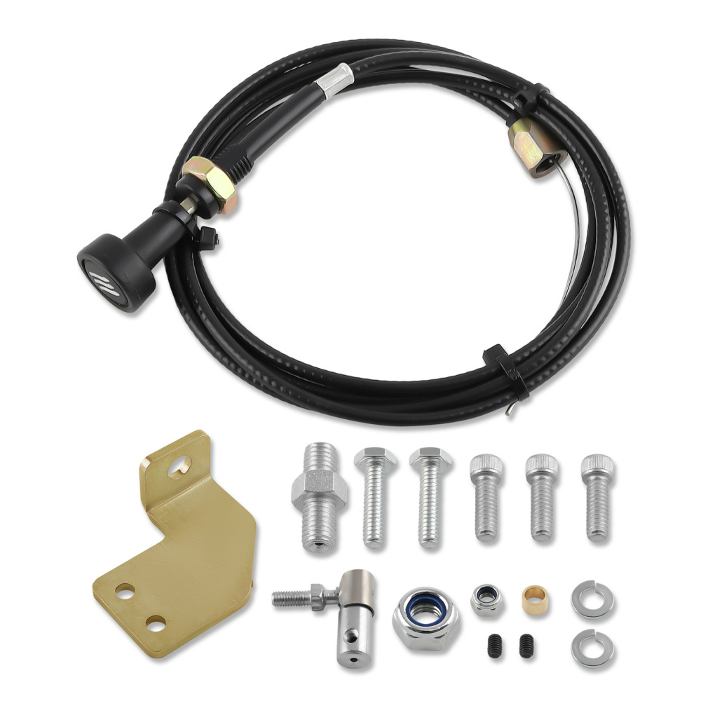 Manual Fuel Shut Off Solenoid Cable Set compatible for Dodge Cummins P-pump 12V 4BT 6BT New