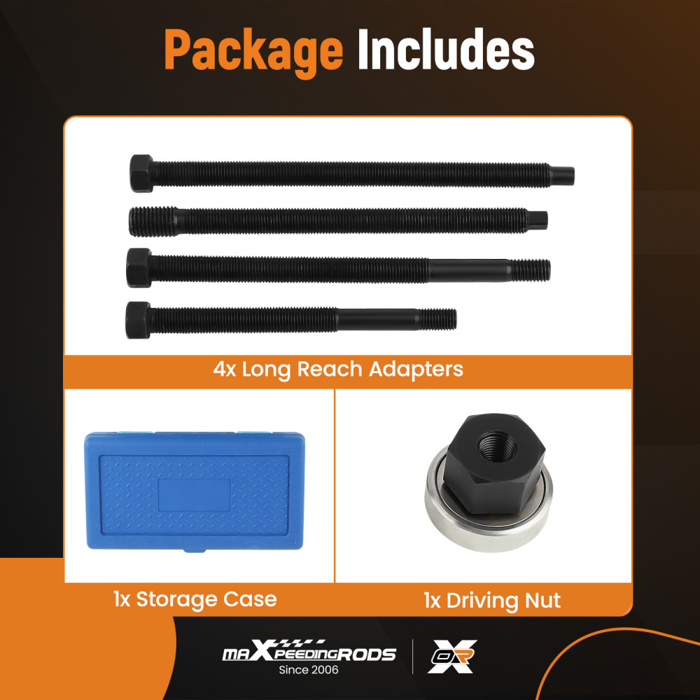 Long Reach Harmonic Balancer Installer Kit – 5 Pc Harmonic Balancer Set