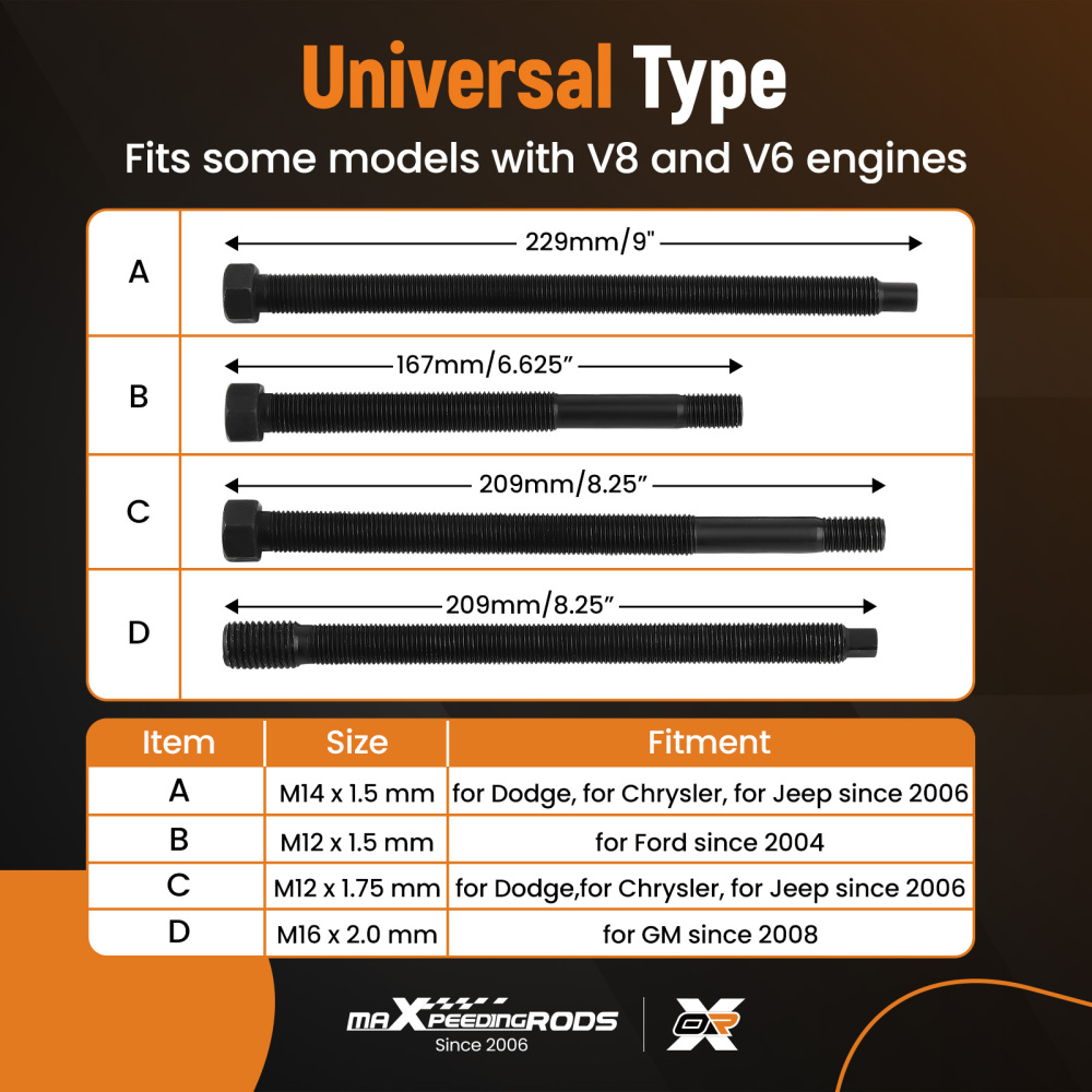 Long Reach Harmonic Balancer Installer Kit – 5 Pc Harmonic Balancer Set