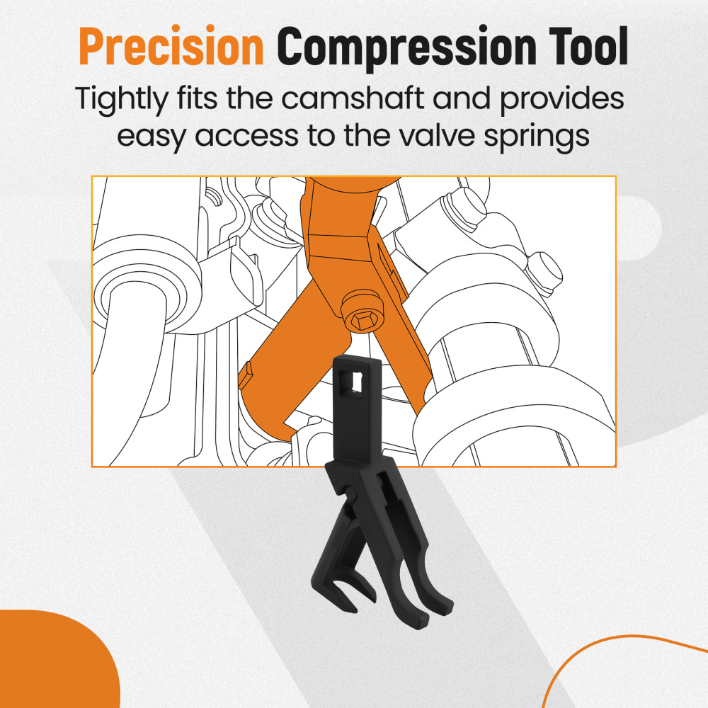 Camshaft Holding Tool Kit with Valve Spring Compressor compatible for Ford Modular compatible for V8 4.6 L