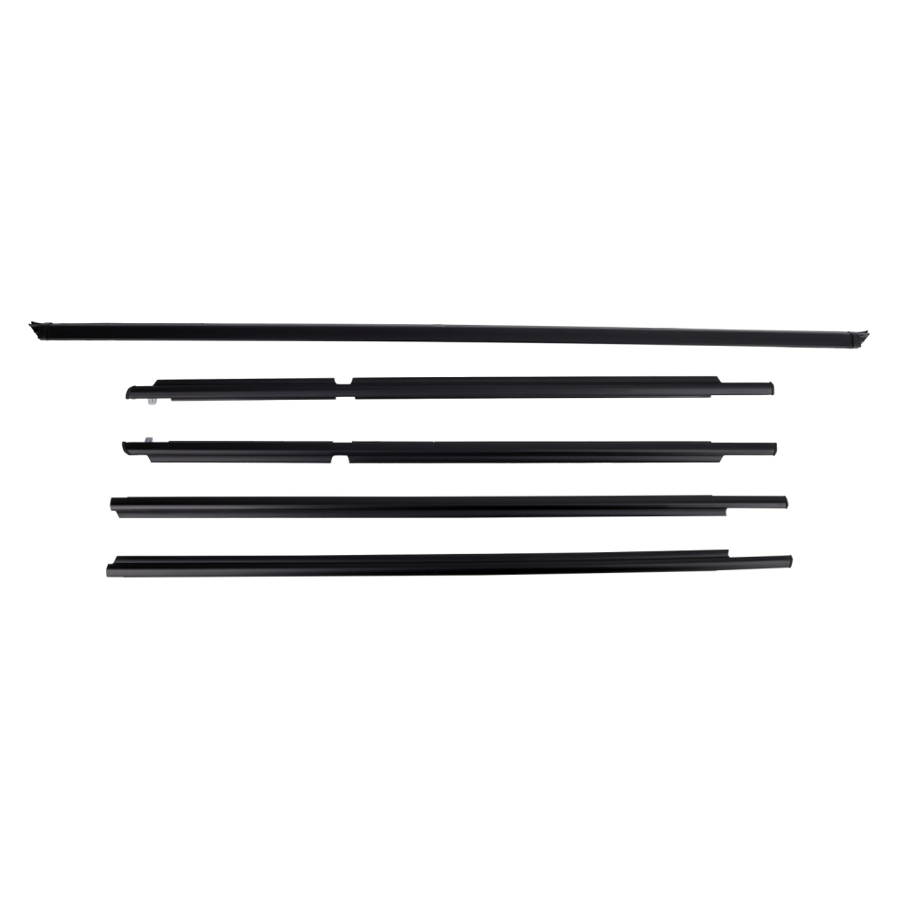 5pcs Outer Belt Molding Weatherstrip Kit compatible for Toyota 4Runner 2003-09 68162-35060