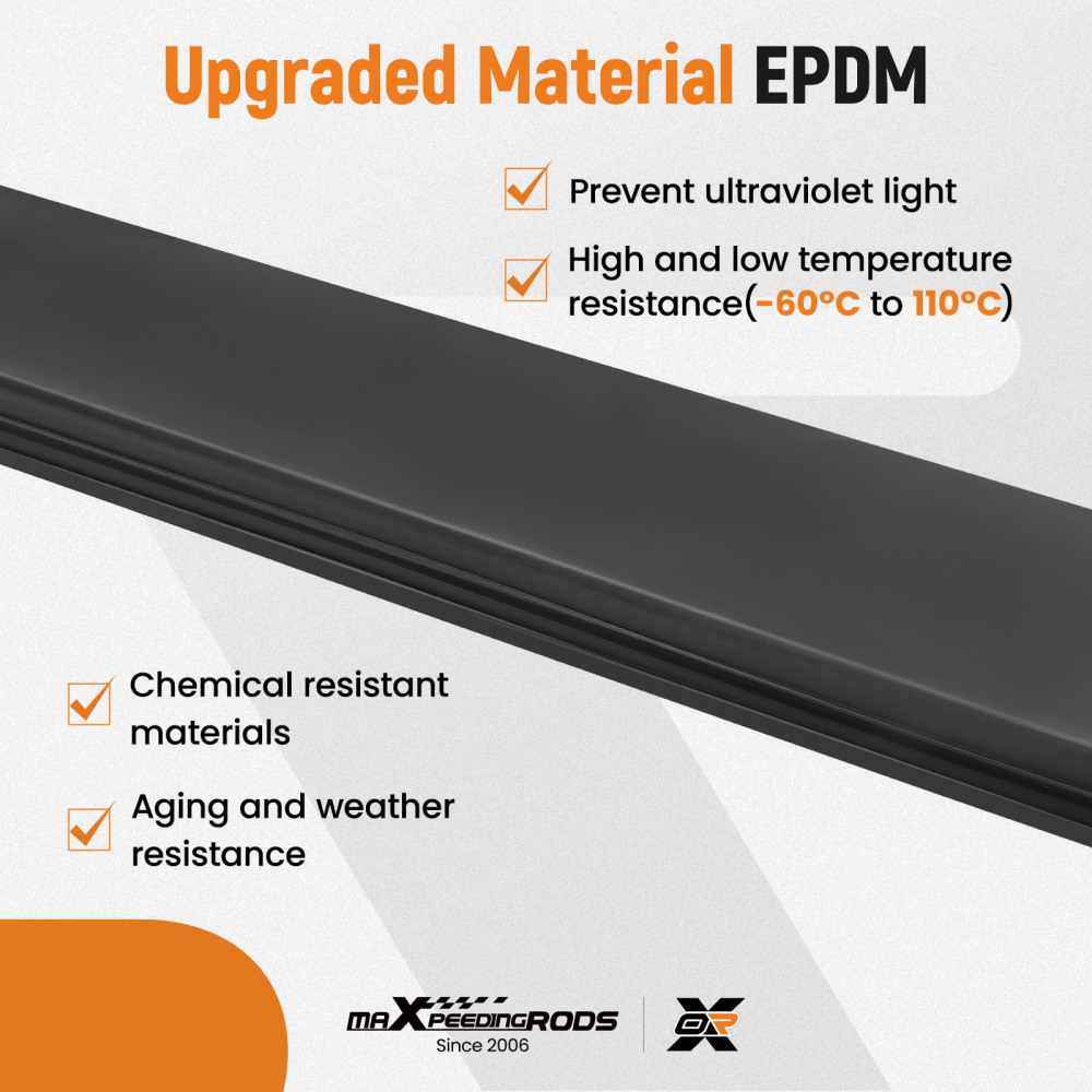 RV Slide Out Seal Weatherstrip Clip Rubber Wiper Seal 1-1/2 25ft for R854056