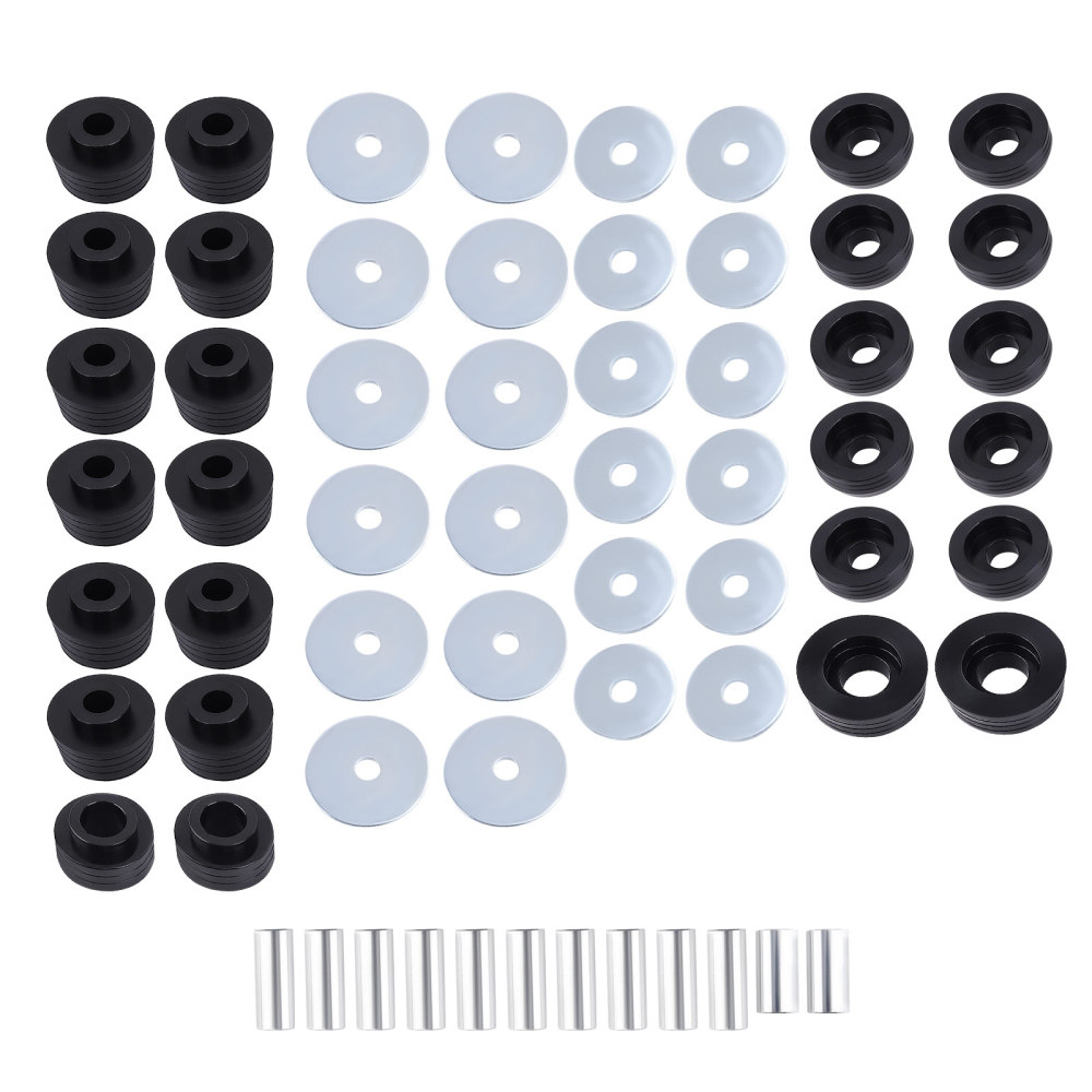 Body Cab Mount Bushing Set compatible for Pontiac Bonneville/Catalina/Lemans/Tempest 80-88